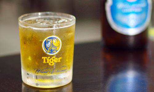 マレーシア産のタイガービール